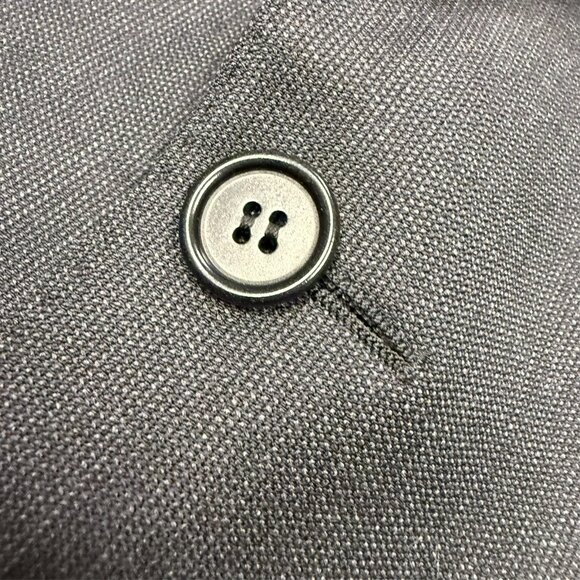 Canali Suit Made in Italy Grey Birdseye Wool 2pc 42 L 36x31 - Picture 5 of 16